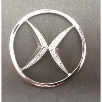 Přívěsek Velké zdobené kolo - ocelový přívěsek