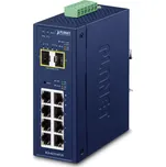 PLANET IP30 Industrial L2/L4 8-Port Řízený L2/L4 Gigabit Ethernet (10/100/1000) Modrá