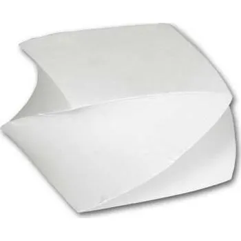 Samolepící bloček Lepená vrtule, velká, bílá, 9 x 9 x 5 cm