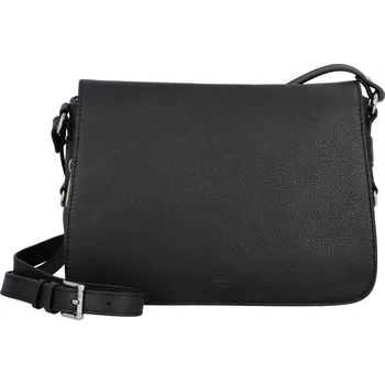 Kabelka Dámská kožená crossbody kabelka černá - Hexagona Amberis černá