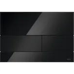 Tece TECEsquare ovládací tlačítko, pro 2 množství splachování, sklo černé/černá (9240809)