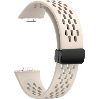 Příslušenství k chytrým hodinkám Silikonový Pásek Pro Huawei Watch Fit 3 Barva: Béžová