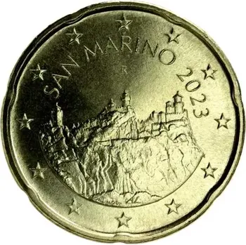 (2023) San Marino 20c - oběhová mince UNC v kapsli