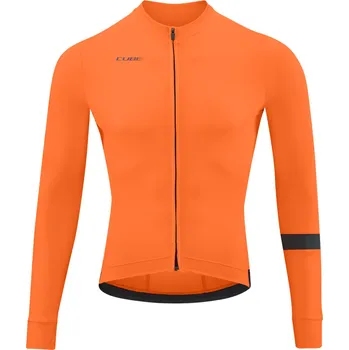 cyklistický dres Cube dres BLACKLINE L/S orange - XXL