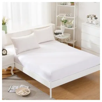 Prostěradlo Jersey prostěradlo s gumkou 120/200 cm ECONOMY - bílá