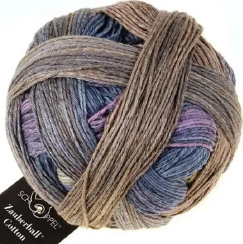 Příze Schoppel Wolle Zauberball® Cotton 2370 Gelandegewinn (Bavlněná příze Zauberball Cotton 2370 Gelandegewinn)
