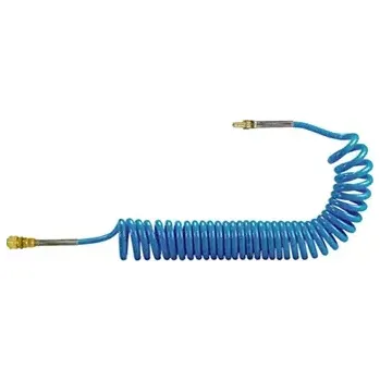 Plynová hadice PUBJ4615ES Hadice spirálová 4/6mm 15m modrá s koncovkami