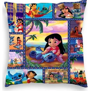 Polštář Povlak na polštář Lilo &amp; Stitch 45x45 cm - 12