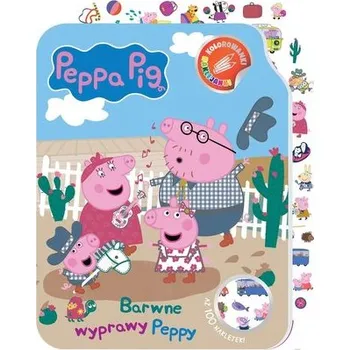 První čtění Peppa Pig. Kolorowanki naklejanki cz.2 - praca zbiorowa