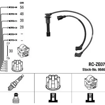 Autoelektrika Sada kabelů pro zapalování NGK 9846