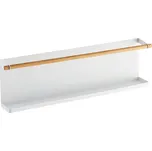 Bílá kovová nástěnná police Yamazaki Tosca 62,5 x 9,5 cm