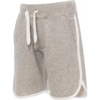 Payper Dětské teplákové kraťasy COMBAT KIDS MELANGE Barva: ŠEDÁ MELANŽOVÁ/BÍLÁ, Velikost: 7/8