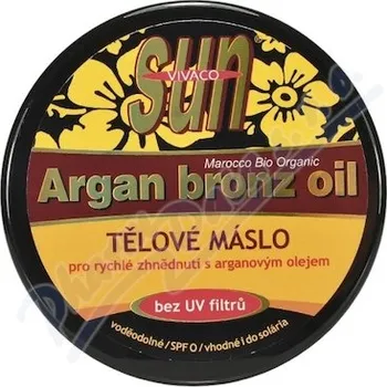 Přípravek na opalování VIVACOsun opalovací máslo argan.olej 200ml