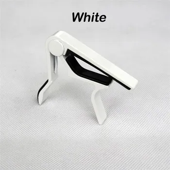 Kytara Univerzální kapo pro akustickou kytaru z hliníku | příslušenství ke kytaře - BÍLÝ