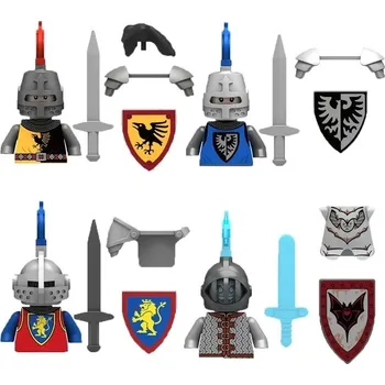 ostatní stavebnice Vojenské stavebnice, hračky pro děti, Napoleonské války | lego komponenty a figurky - N805-N808-4PCS