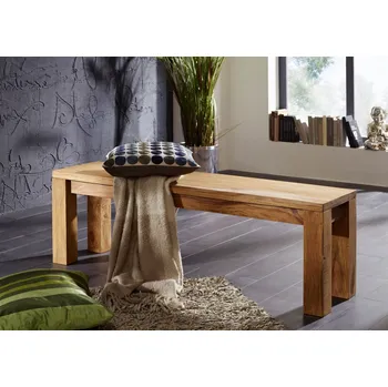 LIGHT WOOD Lavice 140x35 cm, masivní indický palisandr