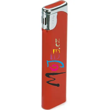 Zapalovač ON-DESIGN Plnitelný piezo zapalovač CAT s vlastním potiskem Barva: červená