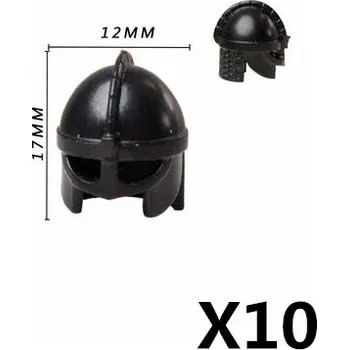 Stavebnice LEGO Stavební kostky středověkého rytíře s doplňky | lego styl - B373-10PCS