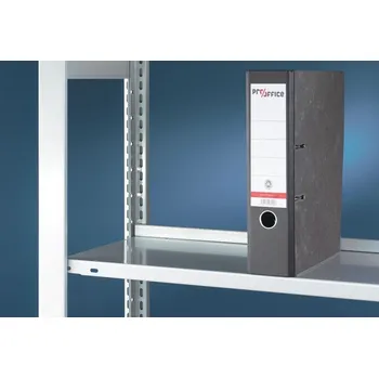 Dílenský regál META Zadní dorazová lišta proti prostrčení šanonu, 1000 mm, pozink