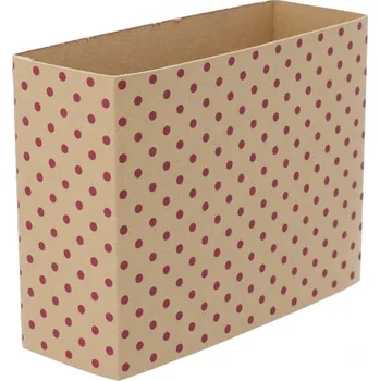 Jednorázové nádobí Reklamní CreaSleeve Kraft 232 papírový kraftový rukáv na zakázku, přírodní