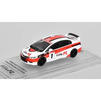 autíčko Honda Civic Type-R FD2 #1 Japan One Make Race Presentation 1:64 - INNO Models Honda Civic Type R FD2 No.1 Japan One Make Race Presentation - kovový model auta
