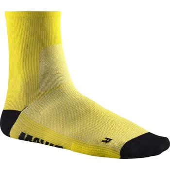 Pánská móda Cyklistické ponožky Mavic Essential Mid Sock Yellow EUR 35-38