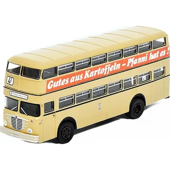 autíčko Bussing D2U BVG Pfanni 1:87 Bussing D 2U Pfanni - sběratelský model autobusu