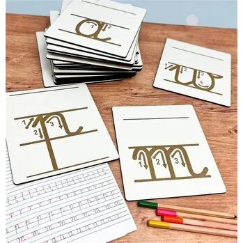 Předškolní výuka Alfabet do nauki pisania - małe litery