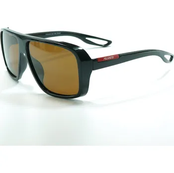 Sluneční brýle Polarizační brýle POLARIZED SPECIAL 2MF7 černý rám, hnědé sklo