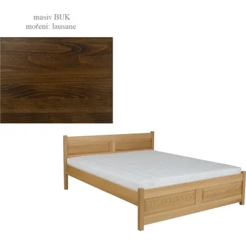 Postel Postel DICHOTOMA 160x200, masiv buk/moření: lausane + vyzvednutí ZDARMA