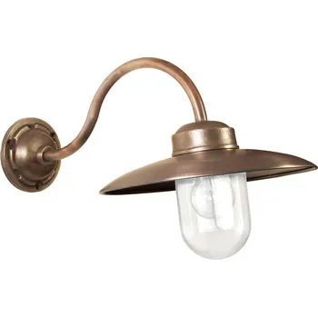 Venkovní osvětlení K.S. Verlichting Venkovní nástěnné svítidlo Landes mosaz, měď, čirá 1 x 75 W - Doprava zdarma