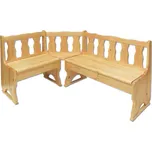 Rohová lavice JAMBOS, masiv borovice, moření: … + vyzvednutí ZDARMA