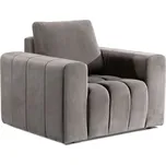 Křeslo GRAHAMIA 17, středně šedá látka + vyzvednutí ZDARMA