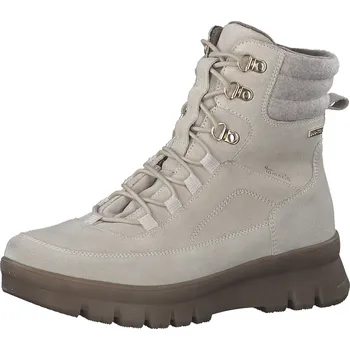 Dámská zimní obuv DÁMSKÉ KOTNÍKOVÉ BOTY TAMARIS 8-86214-29 411 BÉŽOVÁ Barva: BÉŽOVÁ, Velikost: 41