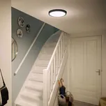 Philips Slim Surface 2.700K kulatý 21cm černý černá LED 12 W celkem