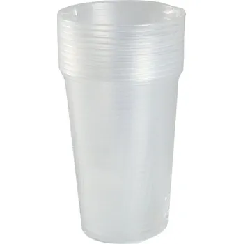 Kelímek 200ml plastový, TRA (10ks)