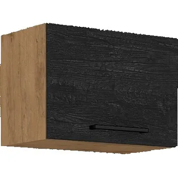 Kuchyňská linka ZEATA, horní skříňka 50 GU-36 1F, korpus: dub lancelot, dvířka: dark wood + vyzvednutí ZDARMA