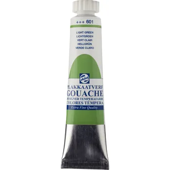 Speciální výtvarná barva TALENS Kvašová barva Gouache Extra Fine - 601 Light Green Objem: 20 ml