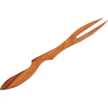 Grilovací nářadí Dřevotéka - Dřevěná vidlička grilovací - třešeň 11x1,5 cm Dřevěná vidlička grilovací - třešeň 11x1,5 cm