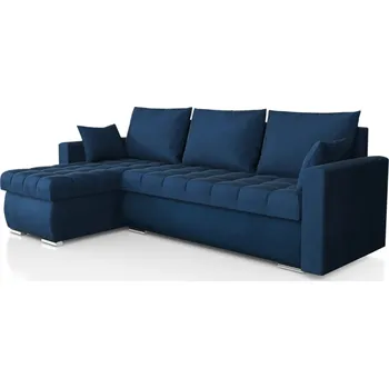 Sedací souprava Rohová sedačka MIRABILIS, modrá látka K09 + vyzvednutí ZDARMA