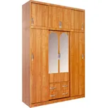 Šatní skříň ALURU se zrcadly, olše, 5 let záruka +možnost VÝNOSU + vyzvednutí ZDARMA