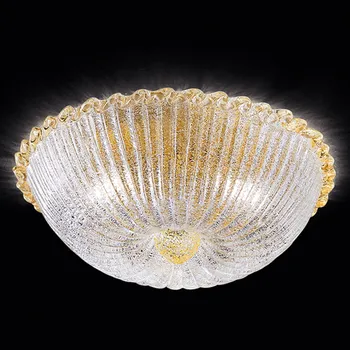 Novaresi Stropní světlo Budino zlaté čiré 40 cm čirá, pozlacená - Doprava zdarma