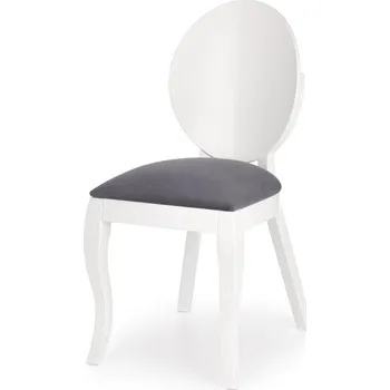 Jídelní židle Jídelní židle ARAFA, bílá/šedá + vyzvednutí ZDARMA