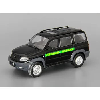 autíčko DeAgostini UAZ-3163 Patriot Ochrana lesů 1:43 - Auto ve službě časopis s modelem #60 UAZ Patriot Ochrana lesů - AUTO ve službě - kovový model auta