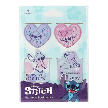 Doplněk ke knize Colorino magnetická záložka, Stitch Pastel 3, 4 ks, mix motivů
