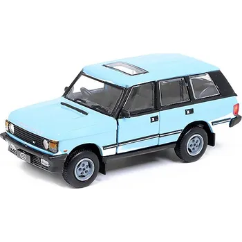 autíčko Land Rover Range Rover Classic LSE 1992 RHD modrý 1:64 - BM Creations Land Rover Range Rover Classic LSE 1992 - kovový model auta