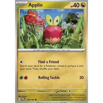 Volný čas Pokémon TWM 126/167 Applin - Twilight Masquerade Stav: Near Mint, Verze: NORMAL