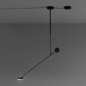 LEDS-C4 Grok Invisible LED závěsné světlo 00-5694 rameno matná černá LED celkem 9 W - Doprava zdarma