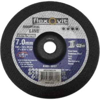 Brusný kotouč Brusný kotouč Flexovit na ocel a nerez 180 x 7 x 22 mm