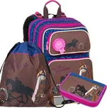 Školní batoh pro prvňáčky Bagmaster Galaxy 9 B - 3 dílný set